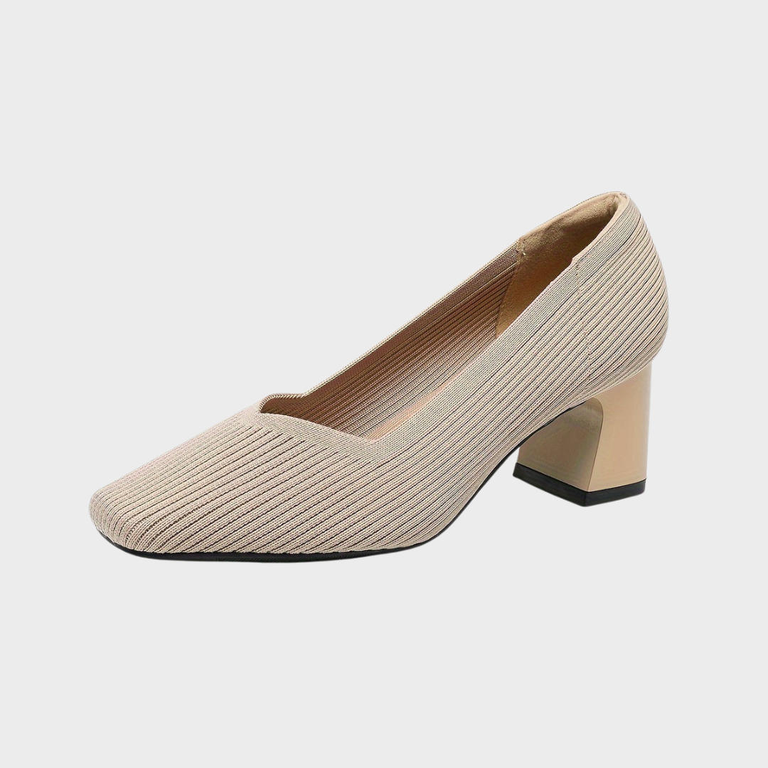 Bianca | Pantofi Confortabili cu Toc Stabil