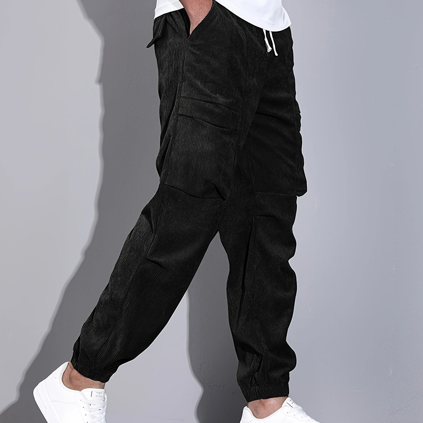 Roy | Pantalon Cargo Din Corduroy