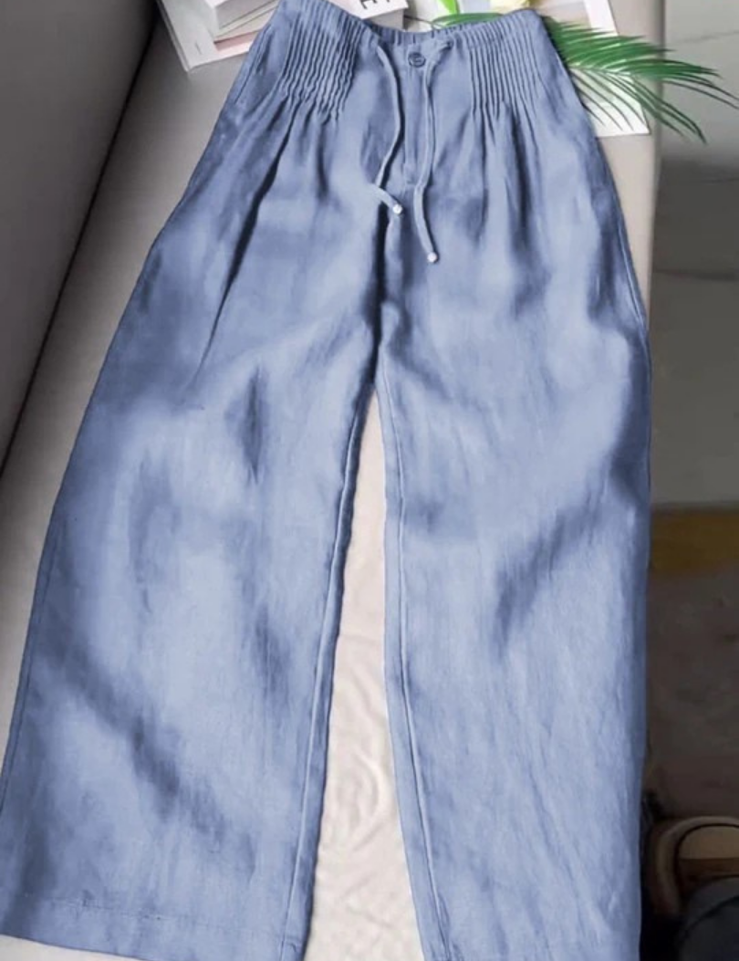 Raluca | Pantaloni cu Picior Larg