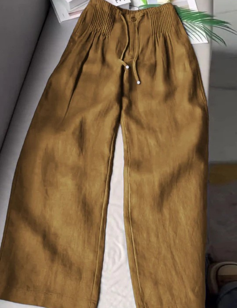 Raluca | Pantaloni cu Picior Larg