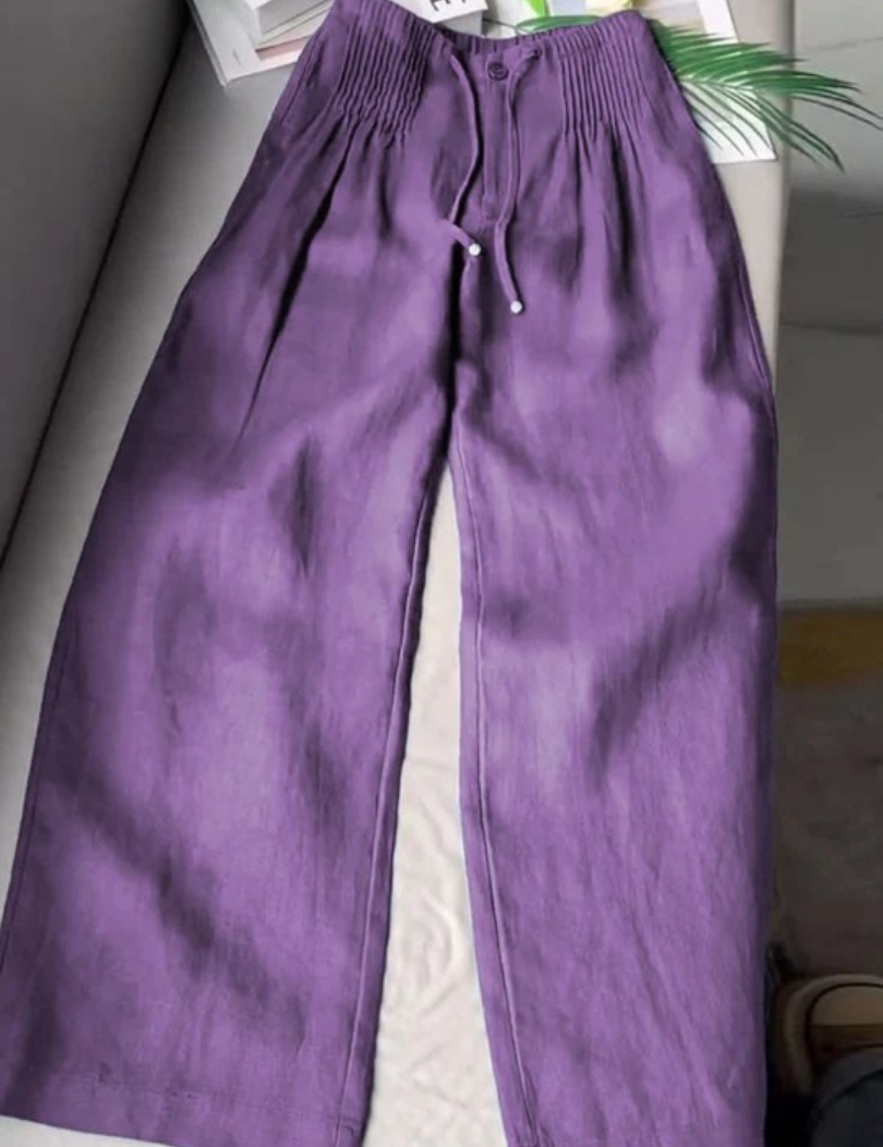 Raluca | Pantaloni cu Picior Larg