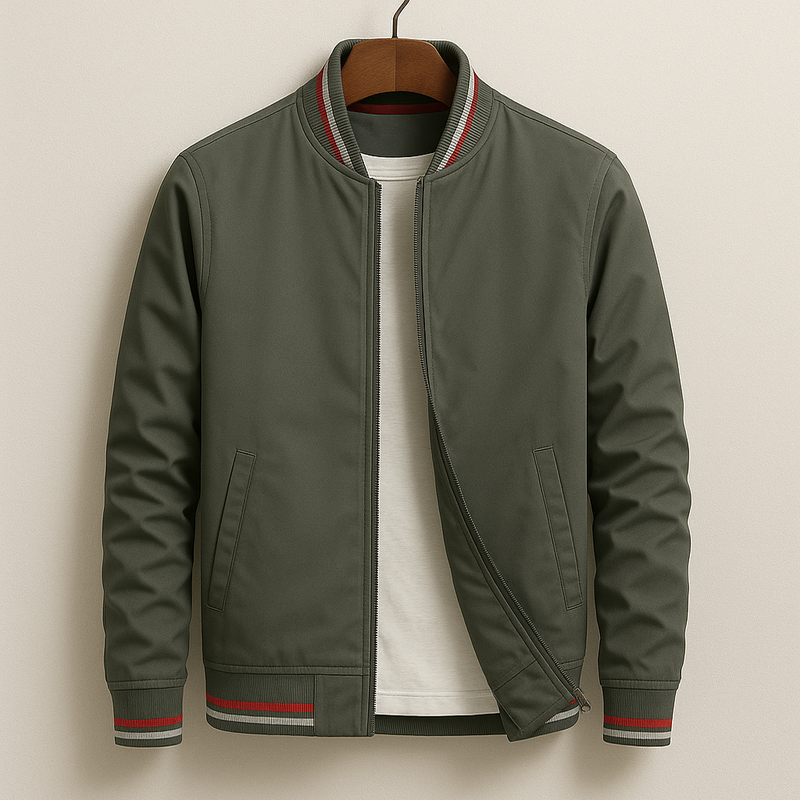 Alexandru | Bomber Modern cu Dungi