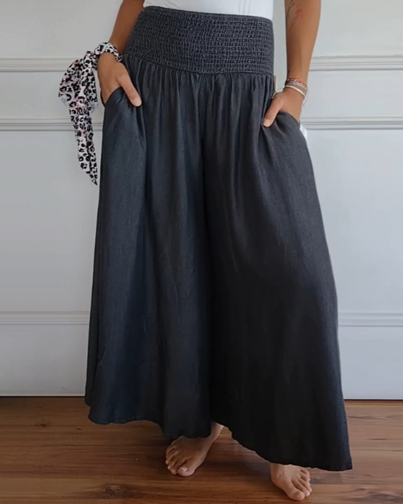 Tania | Pantaloni cu Talie fără Cordon