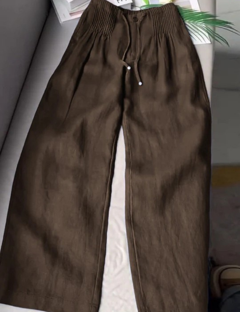 Raluca | Pantaloni cu Picior Larg