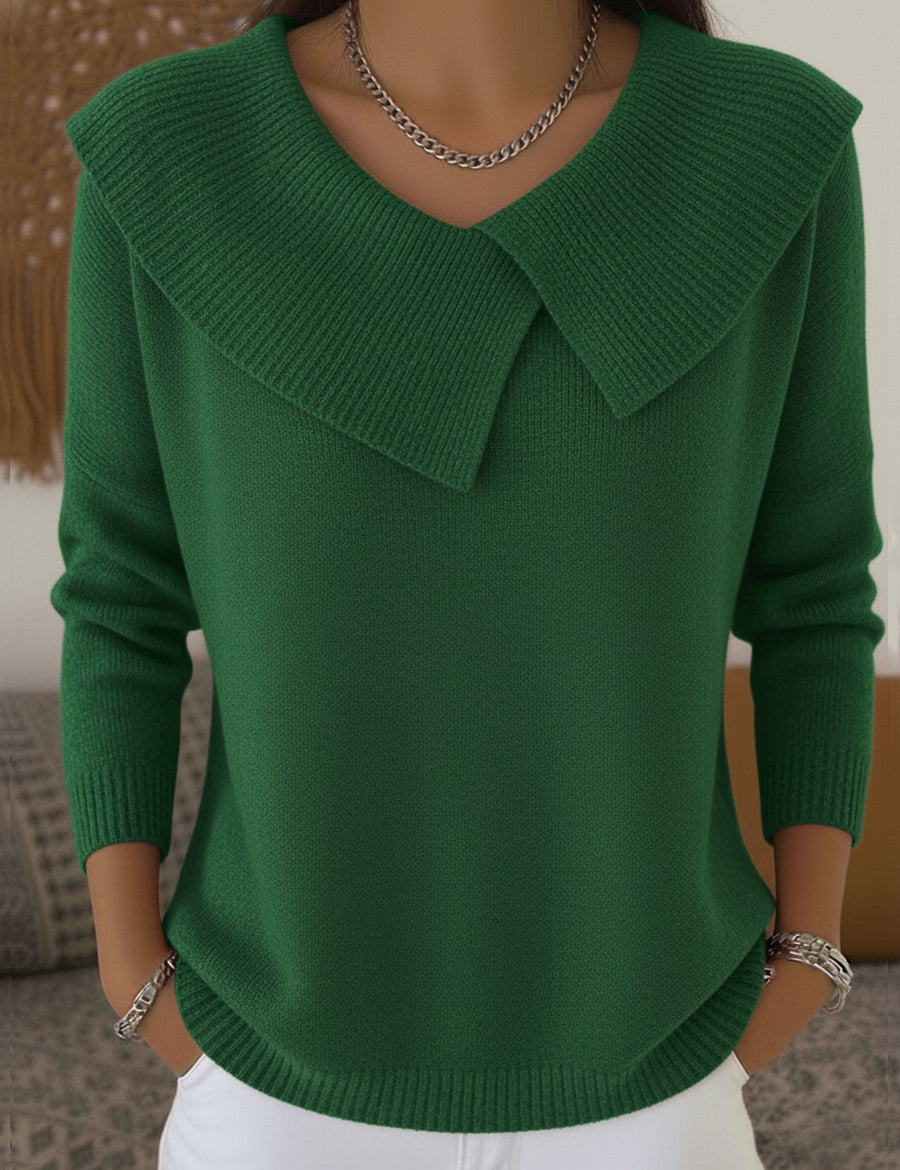 Adela | Pulover Cald cu Guler Moale
