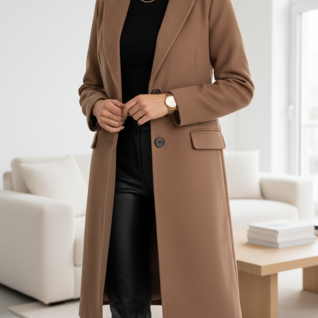 Judith | Palton lung elegant din lână