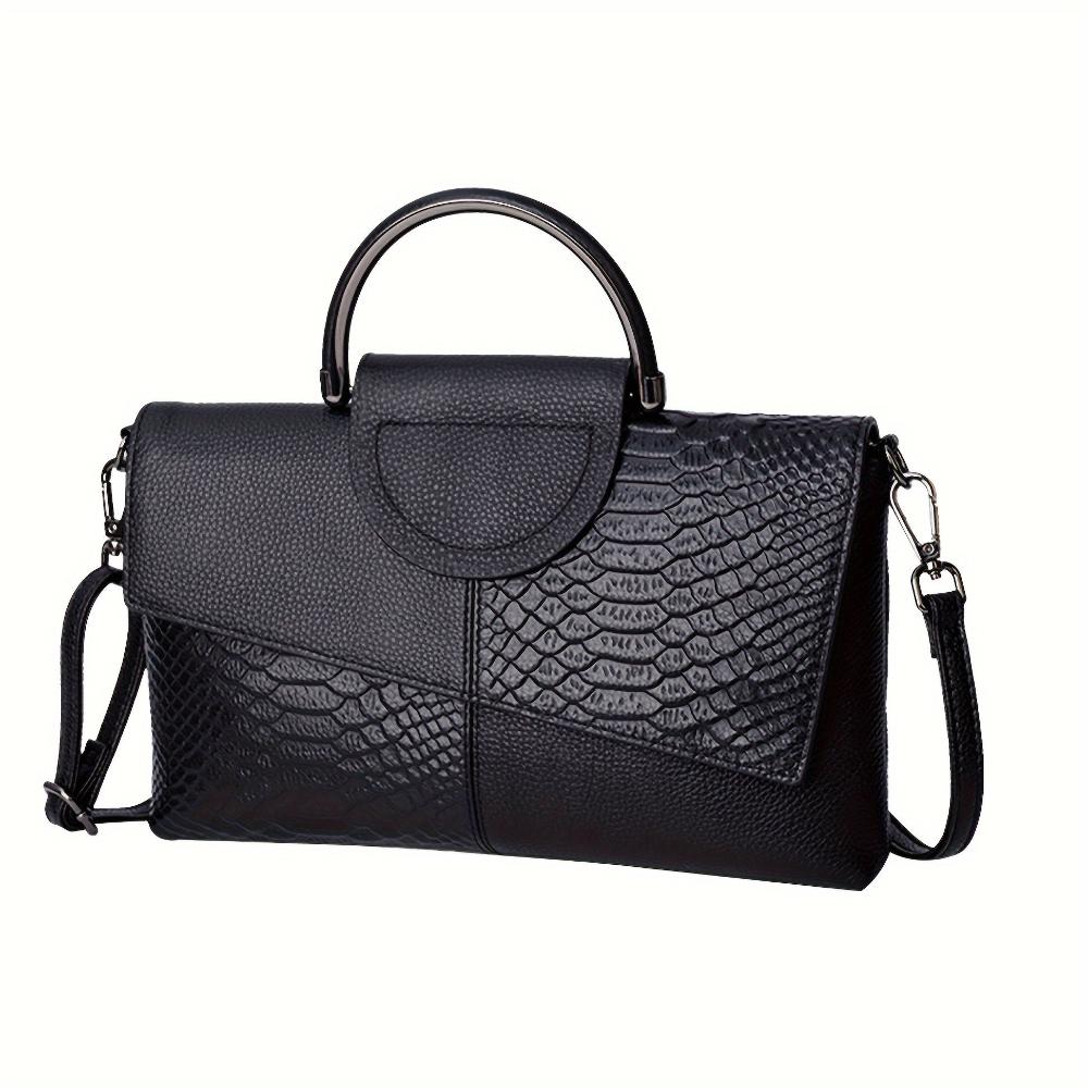 Victoria | Geantă cu Model de Crocodil