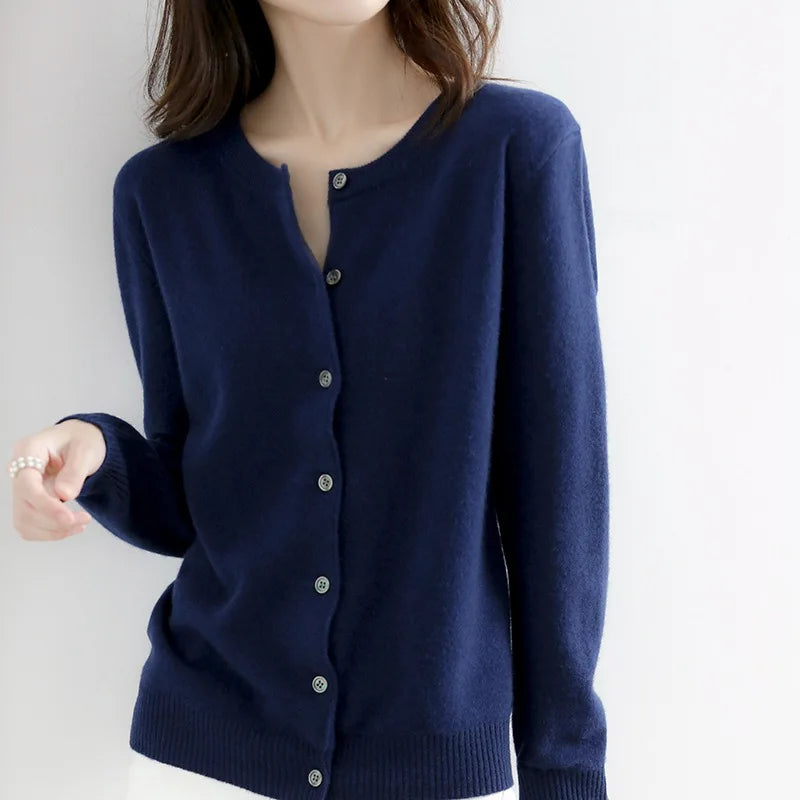 Cardigan cu Butoane Moi
