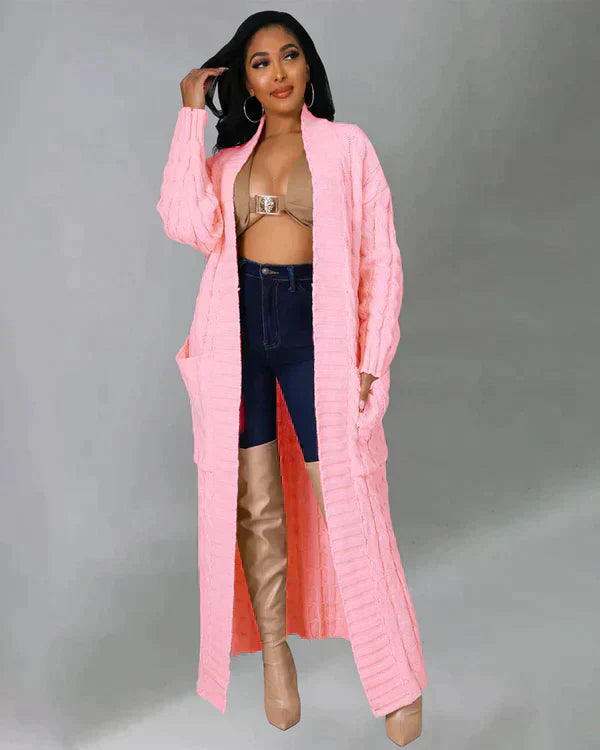 Natalia | Cardigan Lung cu Design Elegant