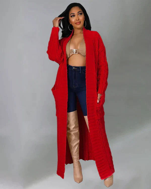 Natalia | Cardigan Lung cu Design Elegant