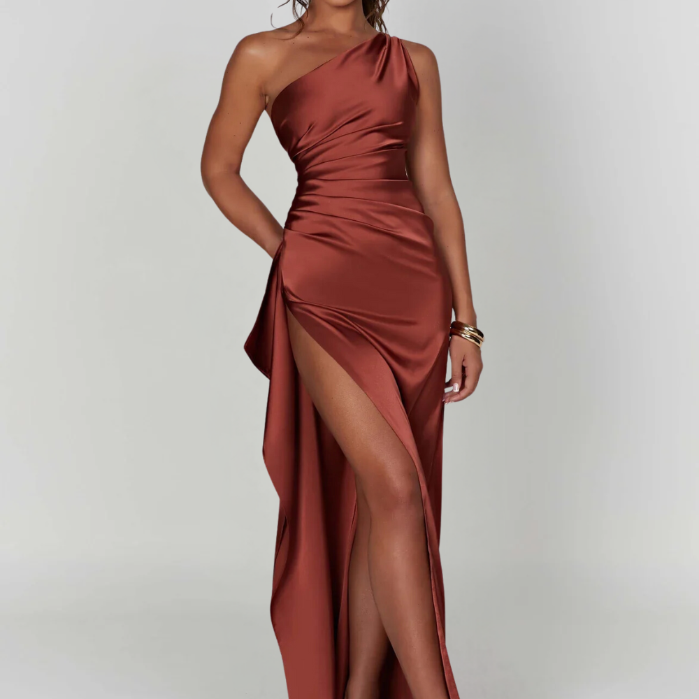 Teodora – Rochie Maxi cu Prezență Clasică și Elegantă