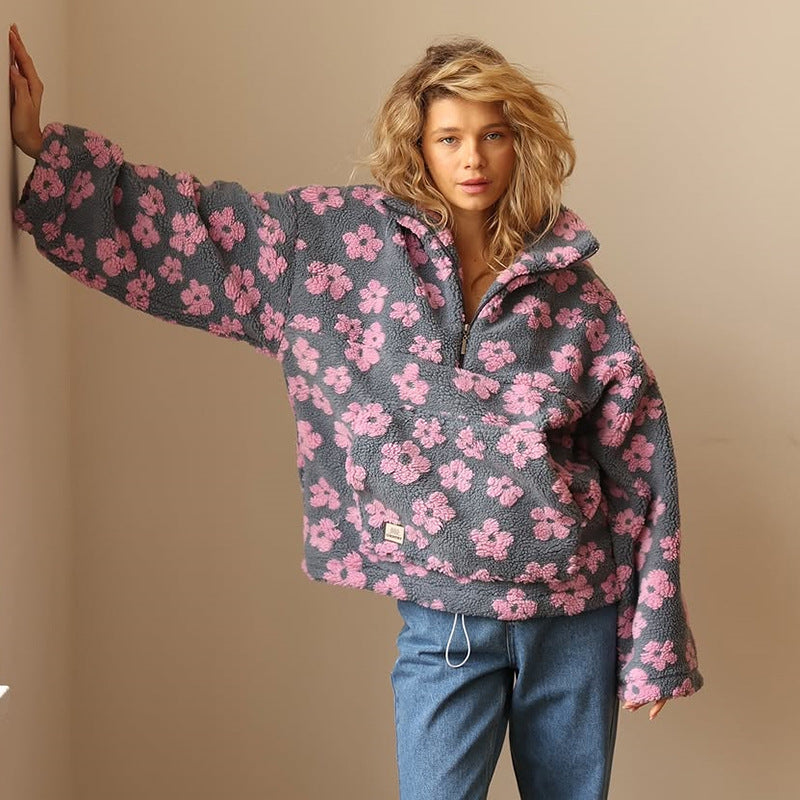 Daisy™ | Pulover din fleece Bloom