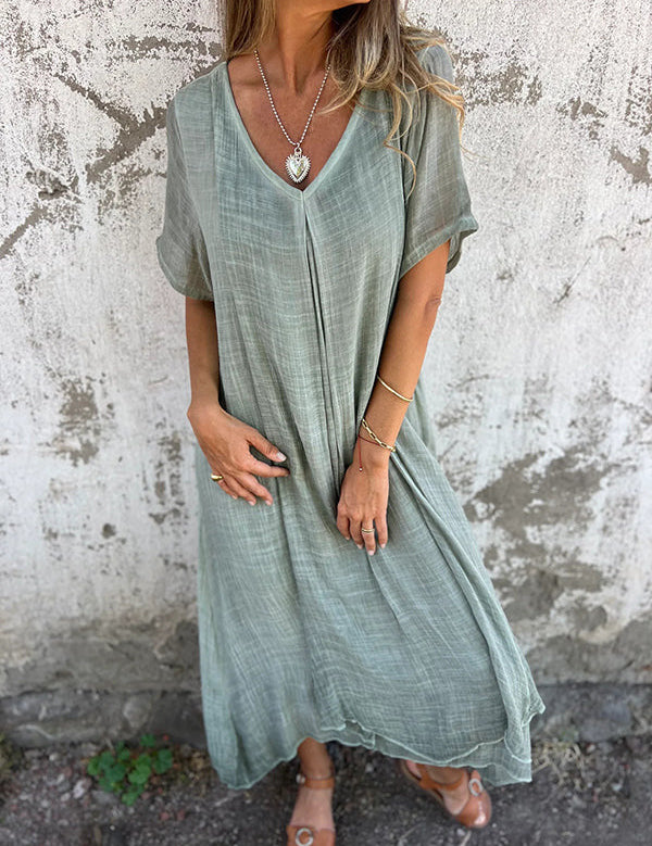 Maria-Elena | Rochie Midi Lejeră Versatilă