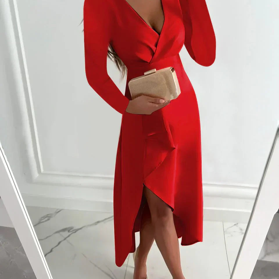 Mirabela – Rochie Elegantă cu Croială Fluidă