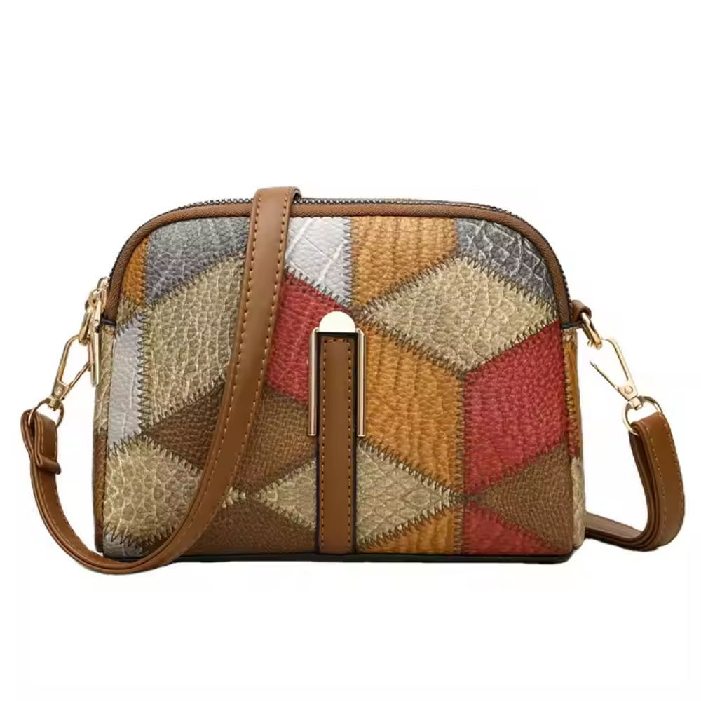Maia | Mini Geantă Crossbody Patchwork