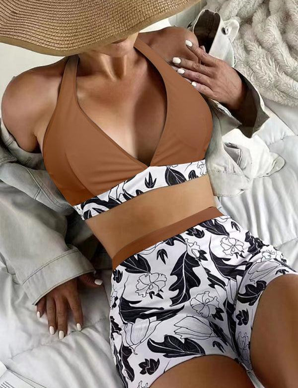 Ana-Elena | Set Bikini cu Top Halter