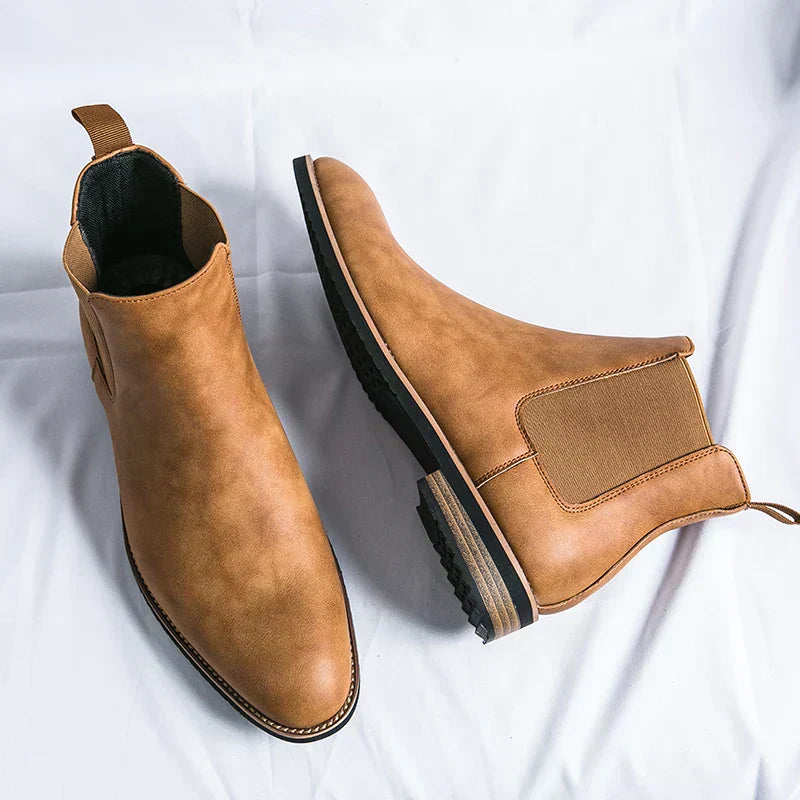 Adrian-Gabriel | Botine Chelsea din Piele