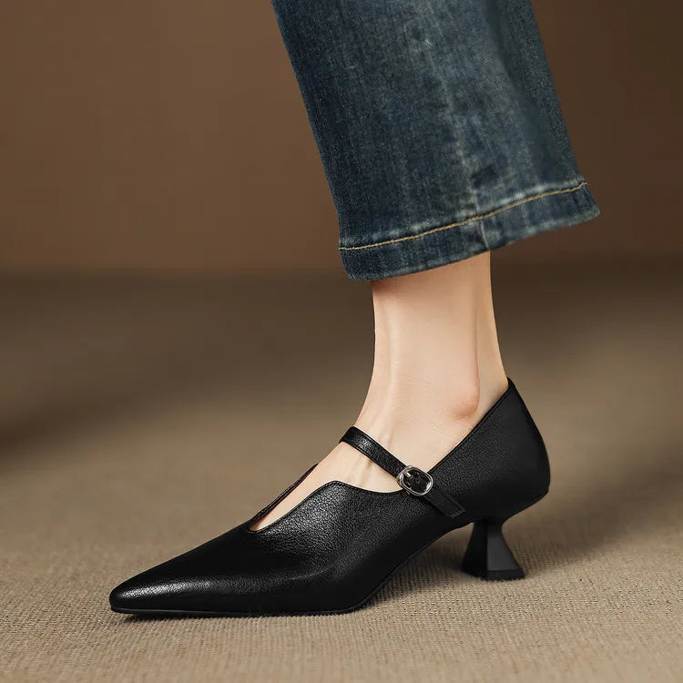 Miruna | Pantofi cu Toc Clasic Premium