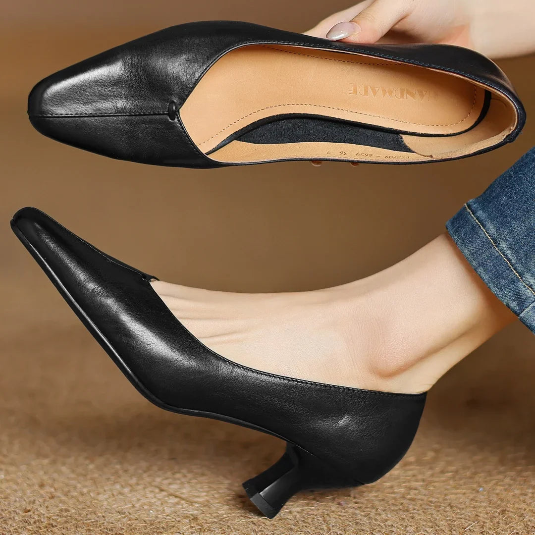 Maria-Alexandra | Pantofi cu Toc Clasic Premium