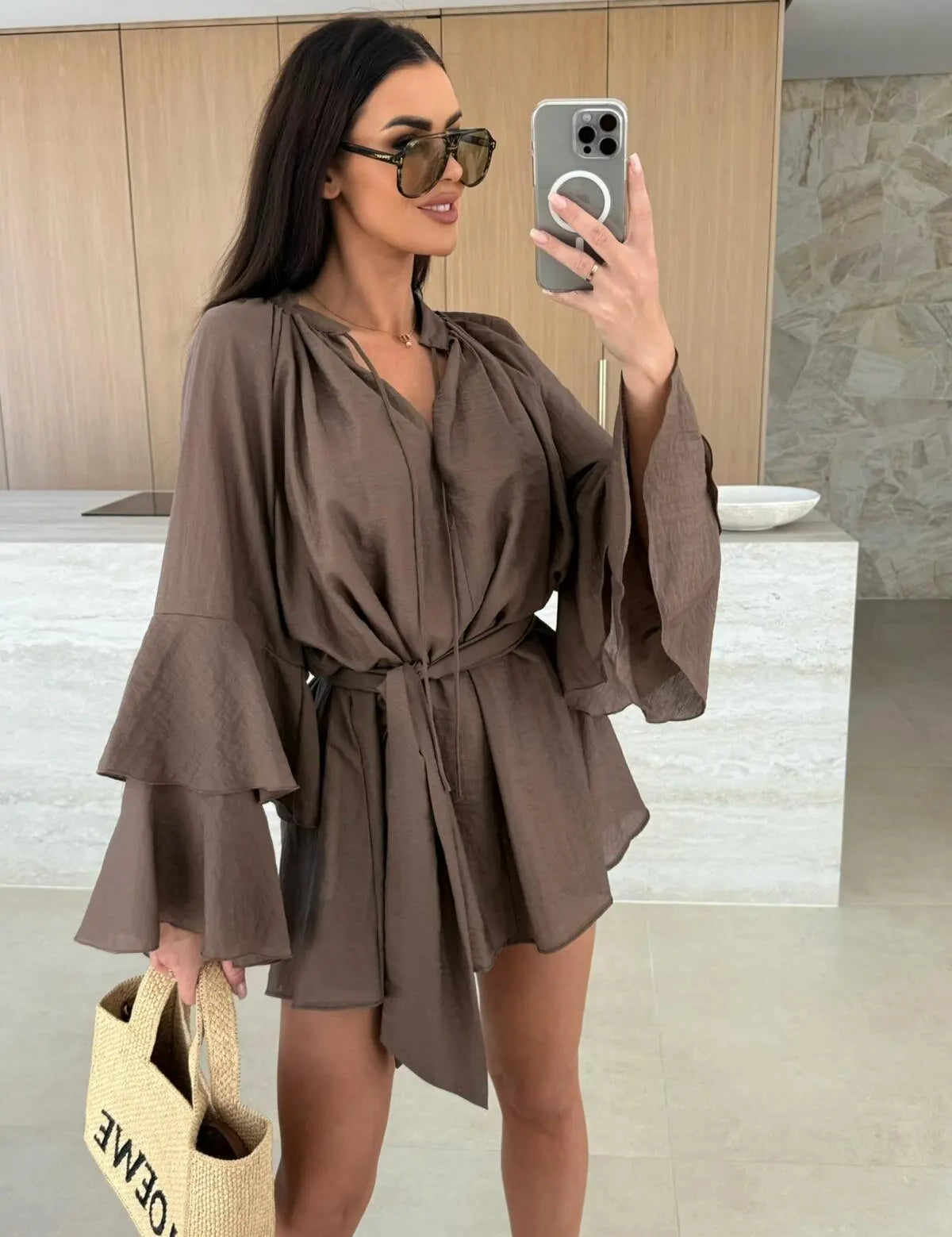 Ramona | Rochie Cămașă cu Curea