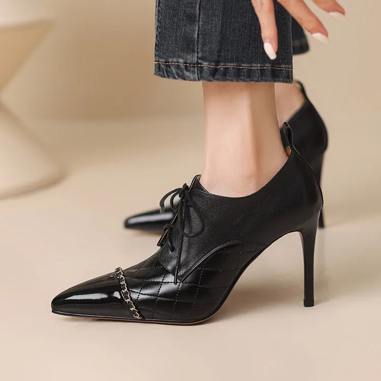 Maria-Andreea | Pantofi cu Toc Clasic Premium