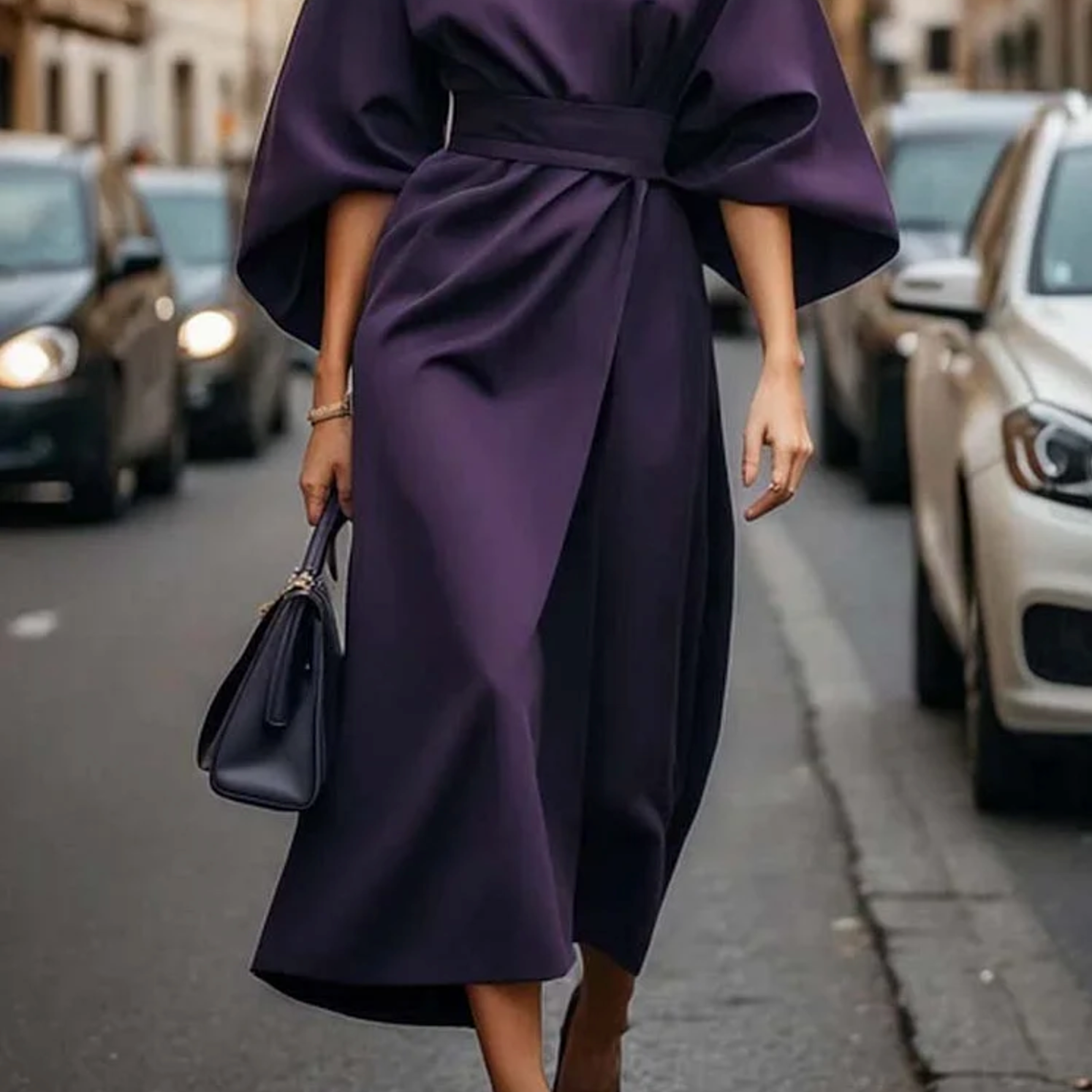 Salomea – Rochie Elegantă cu Croială Clasică