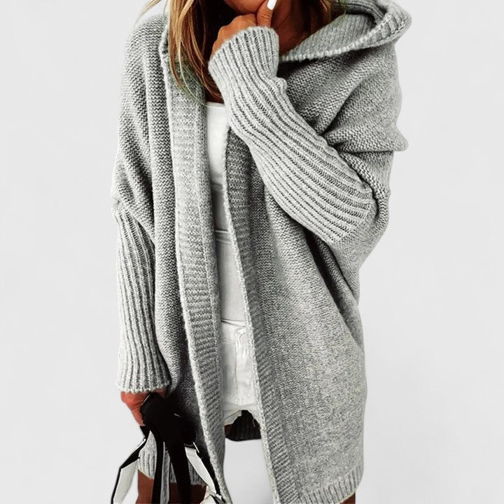 Daniela | Cardigan Lung cu Glugă