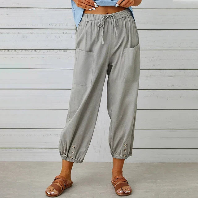 Roxana-Maria | Pantaloni de Vară Premium Ușori