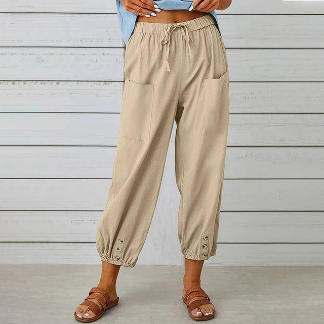 Roxana-Maria | Pantaloni de Vară Premium Ușori