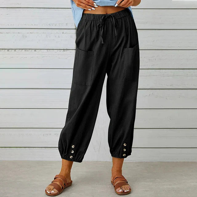 Roxana-Maria | Pantaloni de Vară Premium Ușori