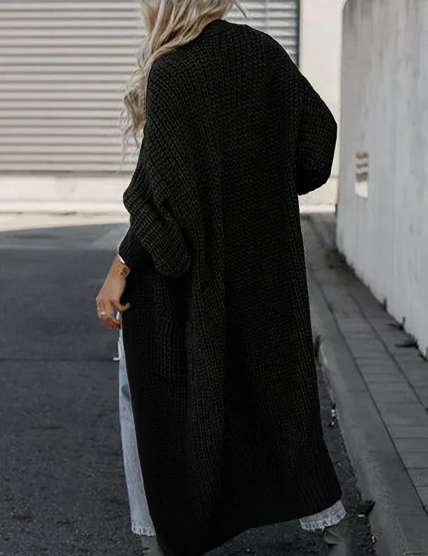 Stela | Cardigan Lung cu Design Elegant