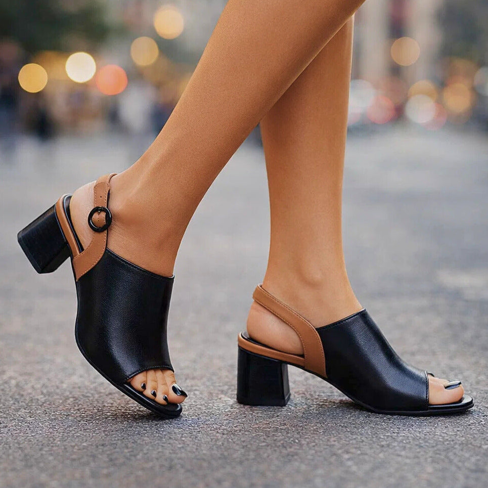 Gabriela-Maria | Pantofi Slingback cu Toc