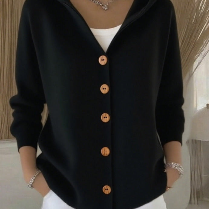 Fleur | Cardigan moale cu glugă