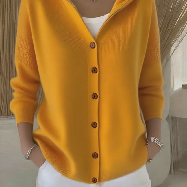 Fleur | Cardigan moale cu glugă