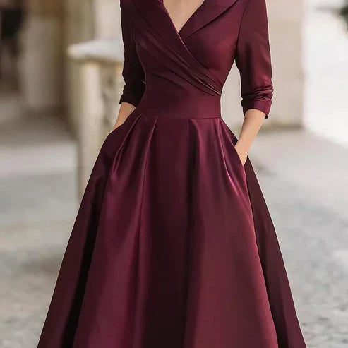 Maria – Rochie Midi Elegantă