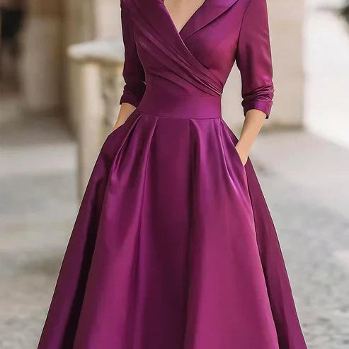 Maria – Rochie Midi Elegantă