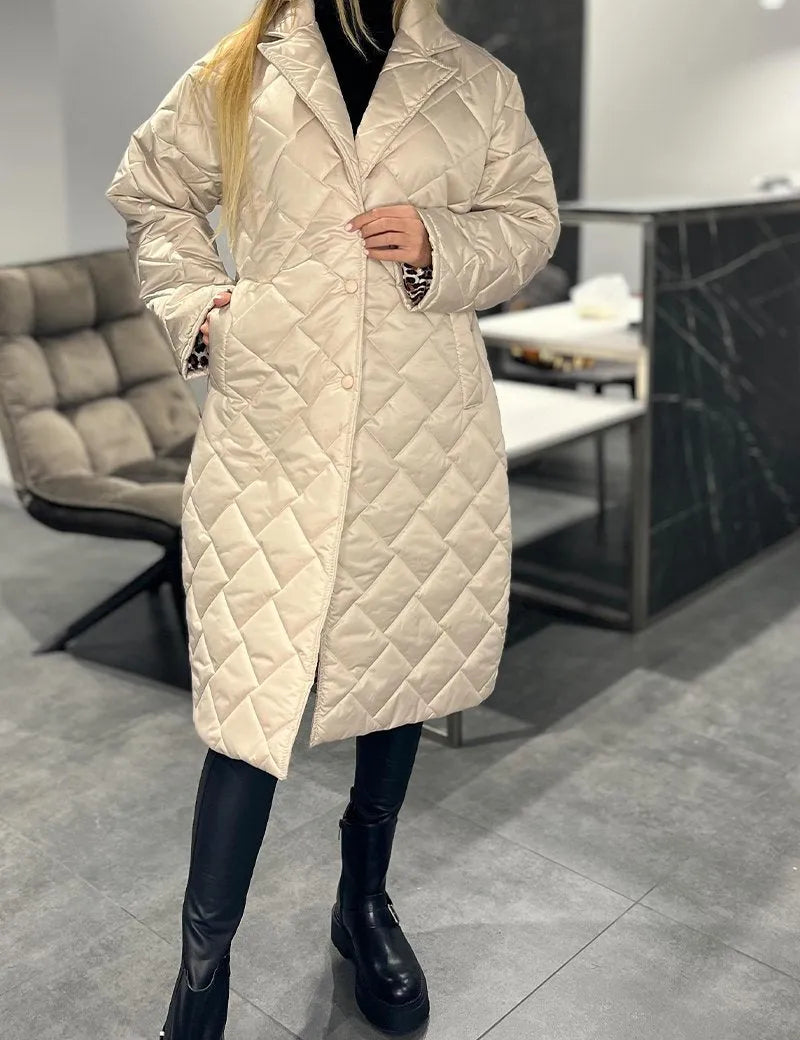Ana-Ioana | Palton Leopard Eleganță Versatil