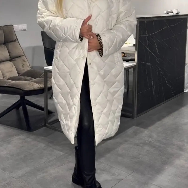 Julia | Palton Leopard Eleganță