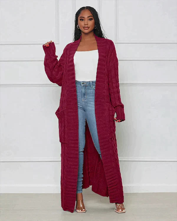 Natalia | Cardigan Lung cu Design Elegant
