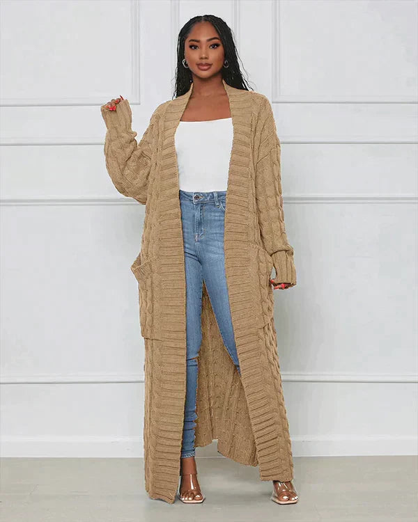 Natalia | Cardigan Lung cu Design Elegant