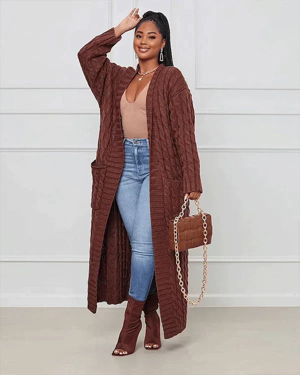 Natalia | Cardigan Lung cu Design Elegant