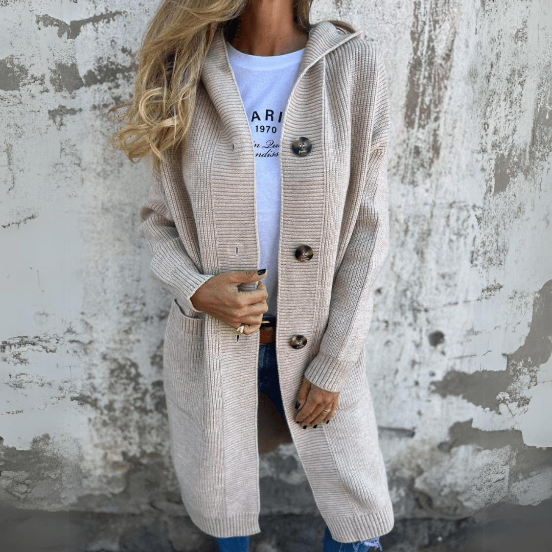 Victoria | Cardigan Lung Elegant Versatil