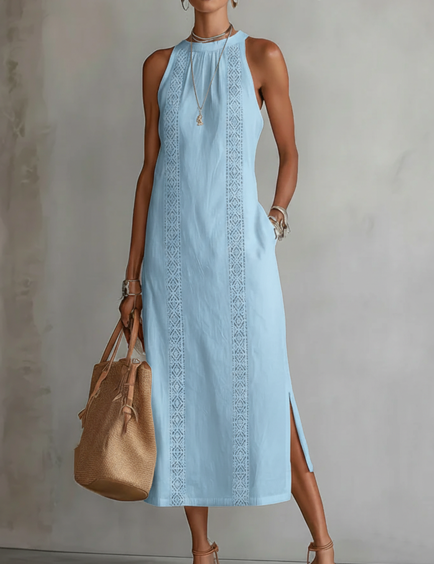 Loredana | Rochie Halter Ornamentală Versatilă