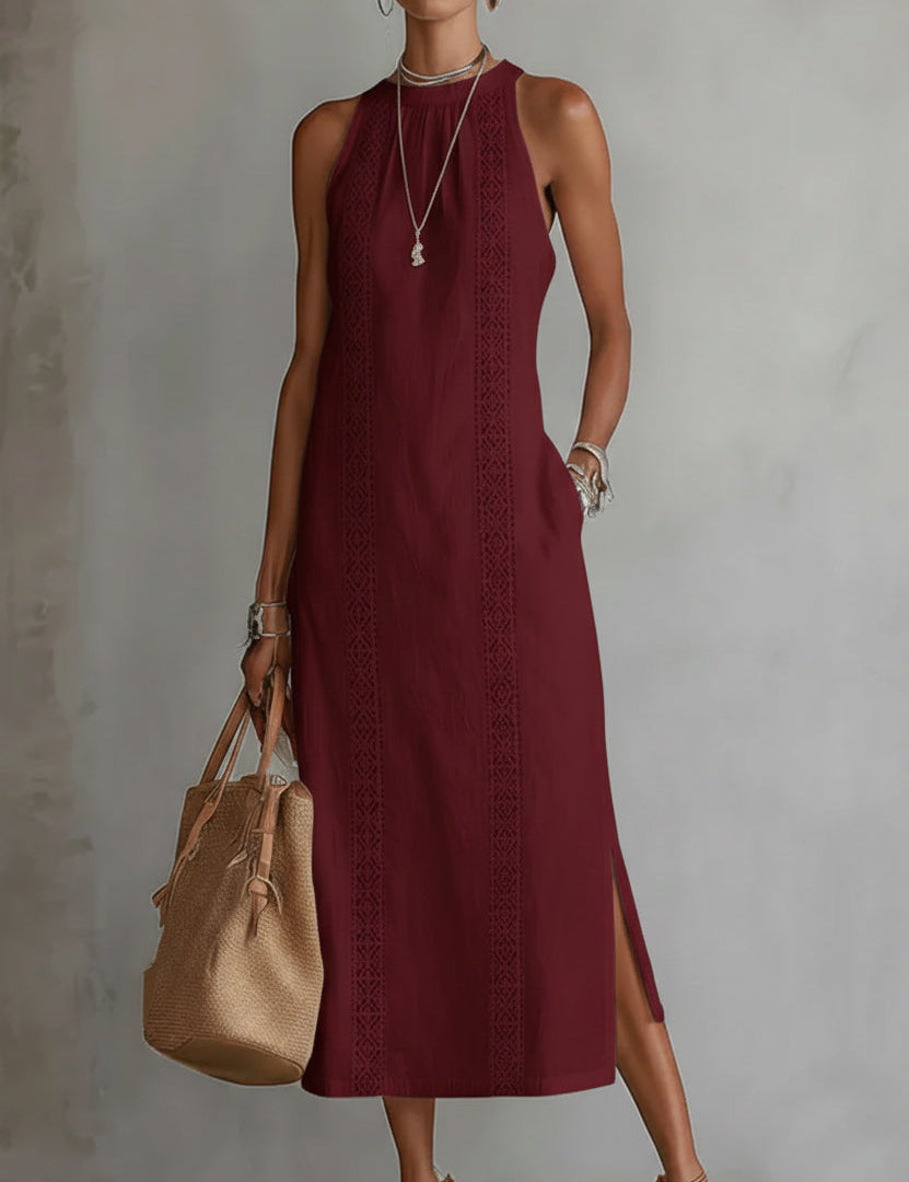 Loredana | Rochie Halter Ornamentală Versatilă