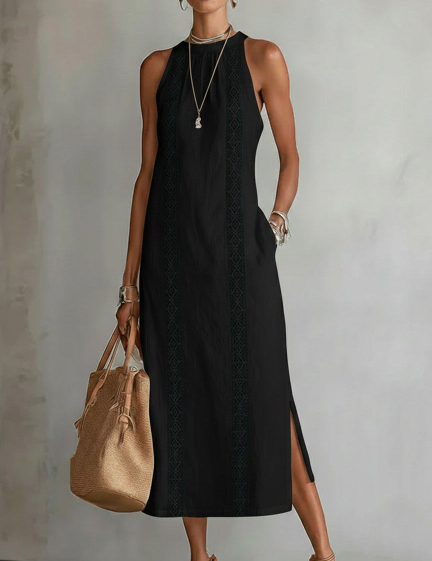 Loredana | Rochie Halter Ornamentală Versatilă