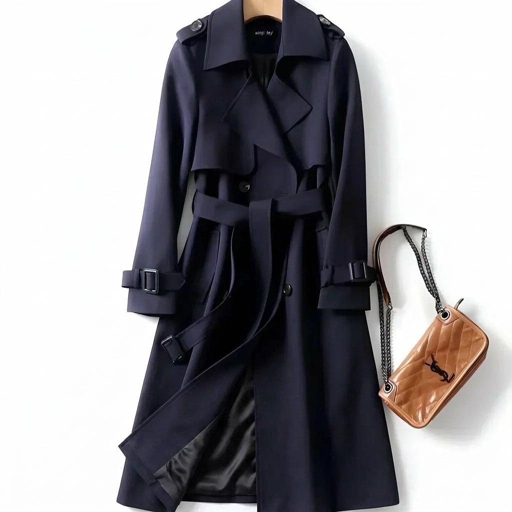 Gabriela-Maria | Trench Coat Clasic cu Design