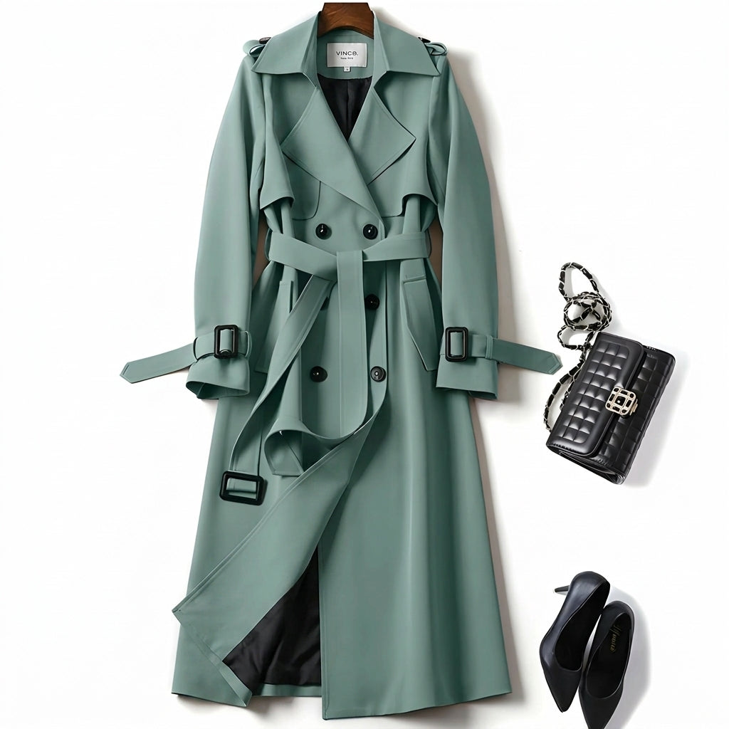 Gabriela-Maria | Trench Coat Clasic cu Design